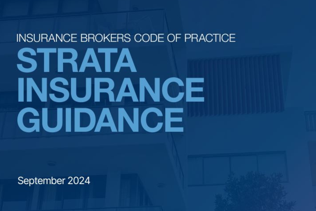 Strata Insurance Document NIBA Releases Further Code Guidance for Strata Insurance Products