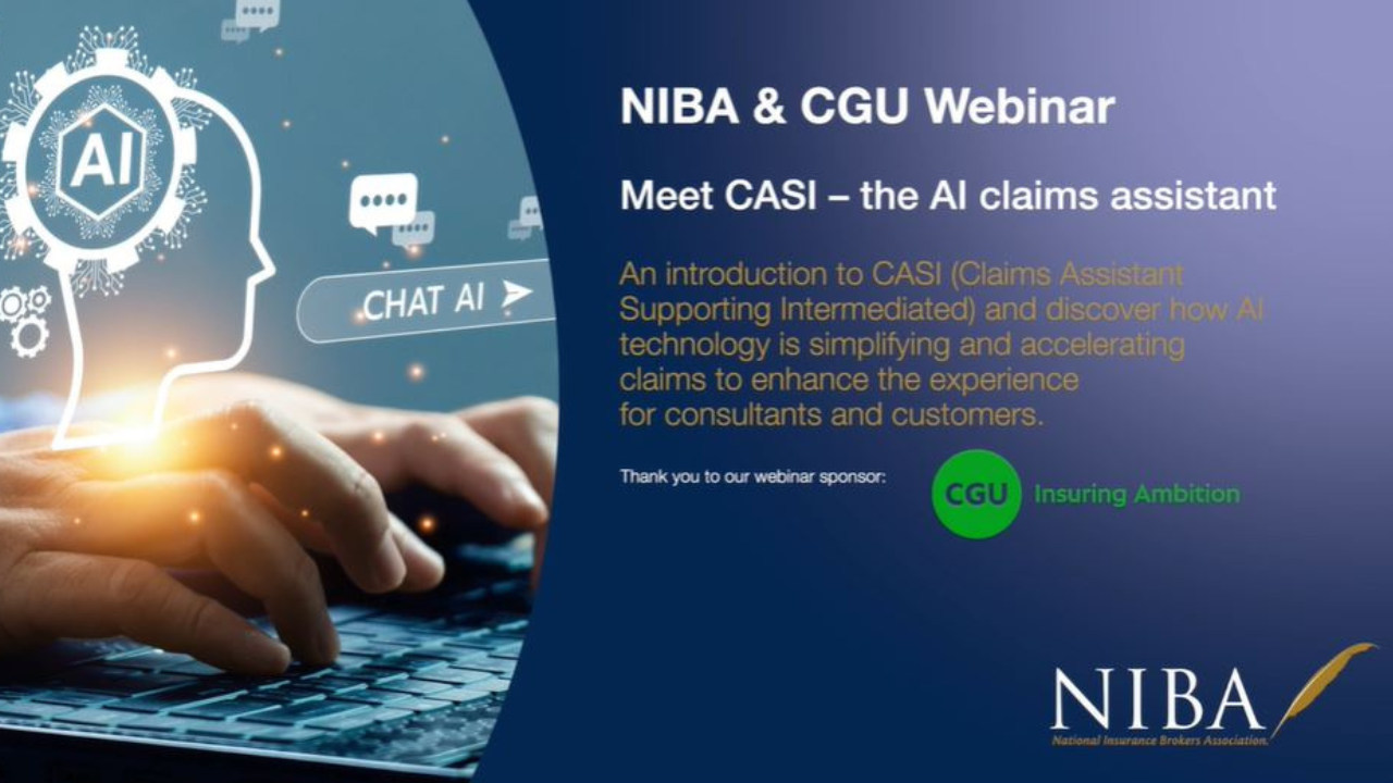 2024 NIBA CGU Webinar | Meet CASI - The AI Claims Assistant